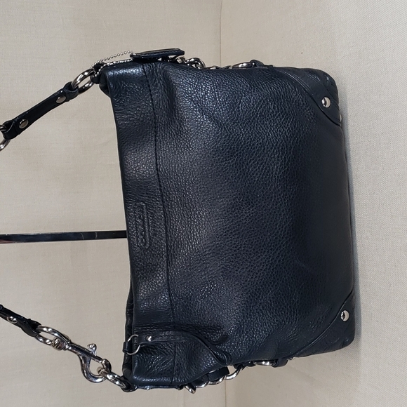 COACH CARLY PEBBLED LEATHER HOBO BAG BFPM-10-063